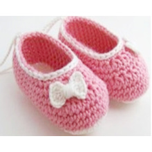 latest baby girl crochet handmade bowknot slippers shoes customised